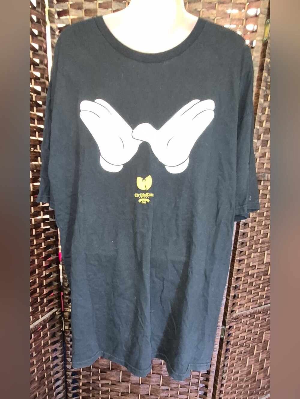 Wu-Tang Clan O.G. Limited T-Shirt Hand Sign Disney Style XL Made in USA VTG